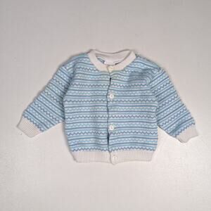 Hanna Andersson Blue and White Striped Sweater